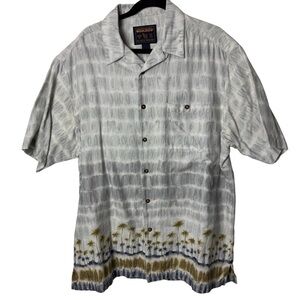 John Rich and Bros. Woolrich Hawaiian shirt palm trees